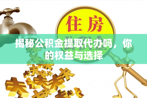 宁明揭秘公积金提取代办吗，你的权益与选择