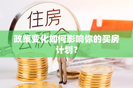 宁明政策变化如何影响你的买房计划？