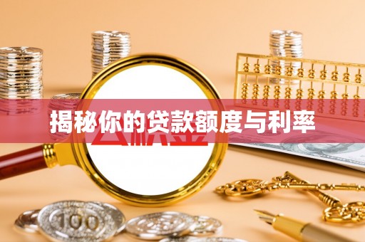 宁明揭秘你的贷款额度与利率